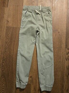 Class Club Boy's Light Olive Green Drawstring Jogger Pants